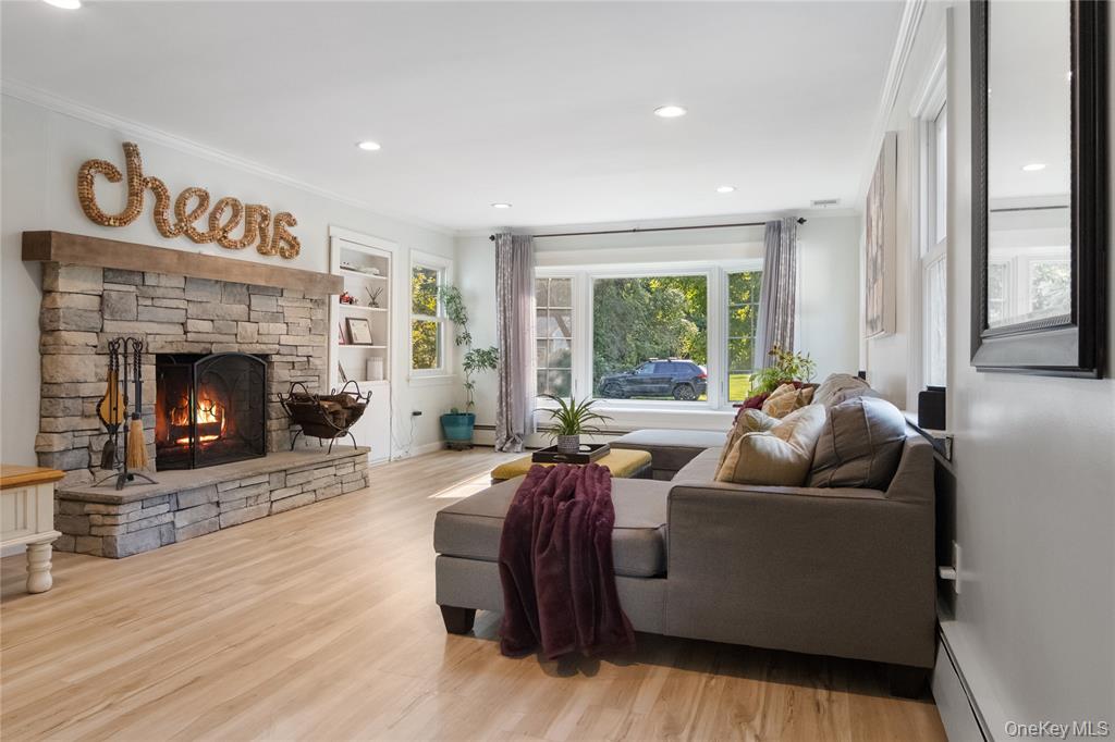 Living room at a West Nyack residential example